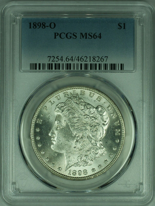 1898-O Morgan Silver Dollar Coin PCGS MS-64  (47)