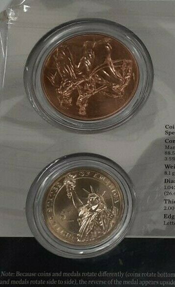 2011 Presidential $1 Coin & First Spouse Bronze Medal in OGP - The Grant's