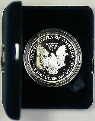 1998 American Silver Eagle 1oz Silver ASE Coin Proof UNC with COA in OGP