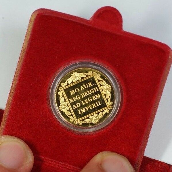 1986 Netherlands Proof Gold Ducat Coin 1586 Design .983 Fine 3,494 Grains W Case