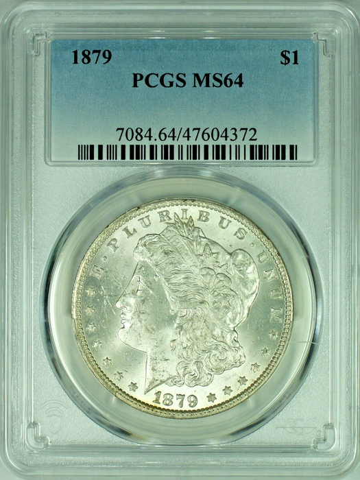 1879 Morgan Silver Dollar PCGS MS 64 A 47