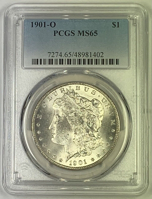 1901-O Morgan Silver $1 Dollar Coin PCGS MS 65 (6) D
