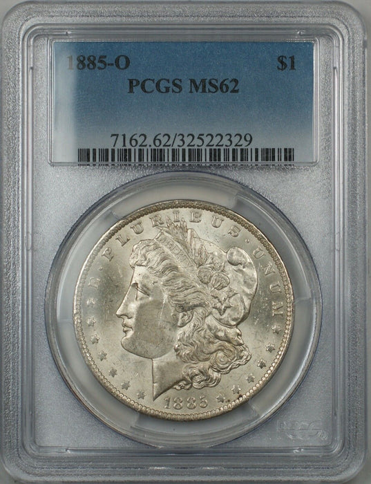 1885-O $1 Morgan Silver Dollar PCGS MS-62 5A Better Coin