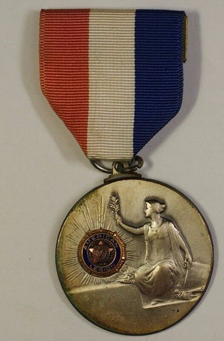 1963 Essex County Oratory Finals Silver Medal W/ Ribbon American Legion