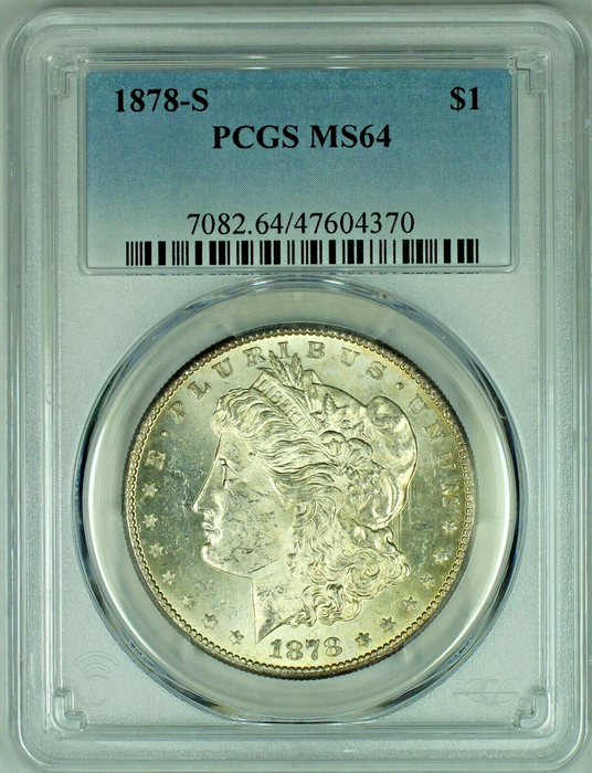 1878-S Morgan Silver Dollar  PCGS MS 64 47