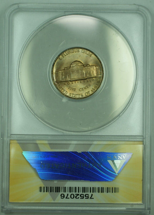 1948-D Jefferson Nickel Toned 5C ANACS MS 66 (51)