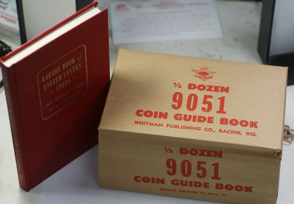 1965 Sealed Box of Whitman Red Books 60 Total 10 Sealed Boxes of 6 New Pristine