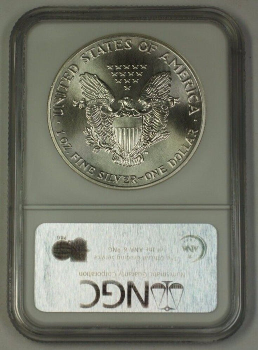 1989 American Silver Eagle ASE Dollar $1 Coin NGC MS-69 Nearly Perfect GEM