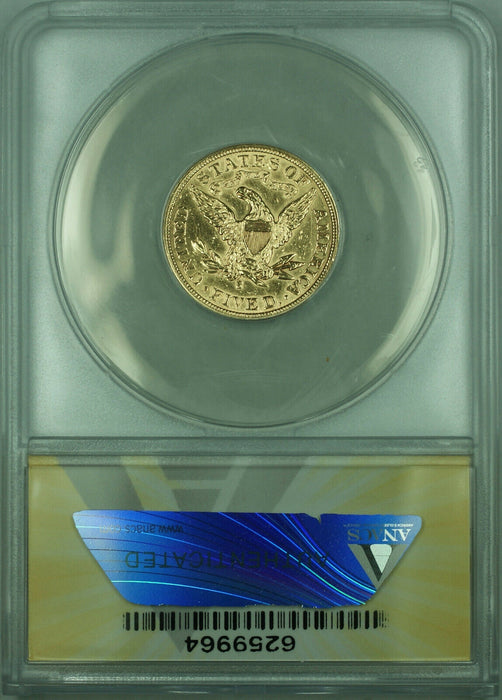 1903-S Liberty Half Eagle $5 Gold Coin ANACS AU-58 Details