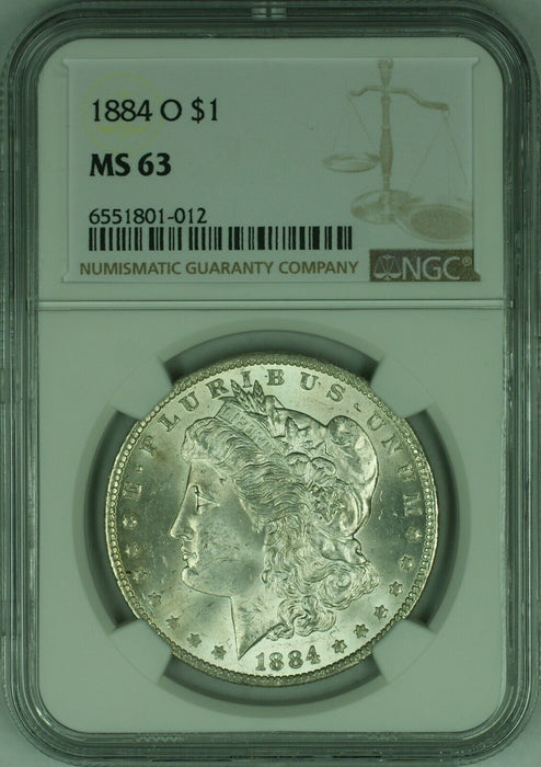 1884-O $1 Morgan Silver Dollar Coin NGC MS-63  (21H)