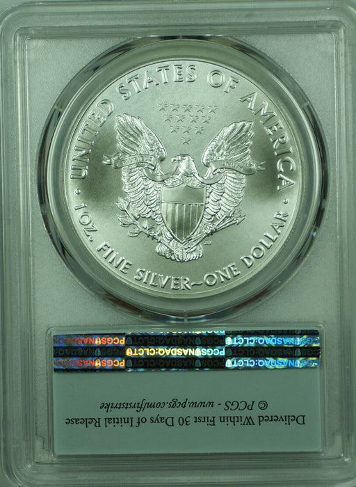 2018 ASE Silver Eagle $1 First Strike, PCGS MS 70 D