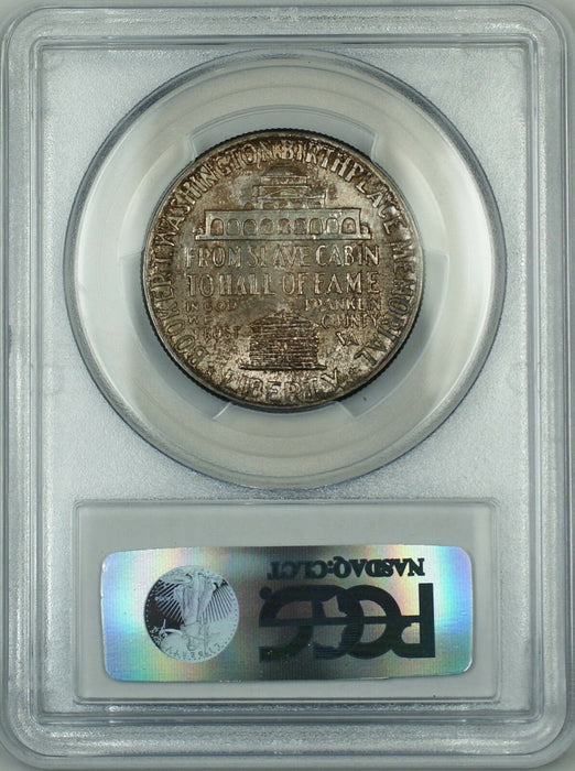 1946 Booker T. Washington Commemorative Silver Half Dollar Coin PCGS MS-64 Toned