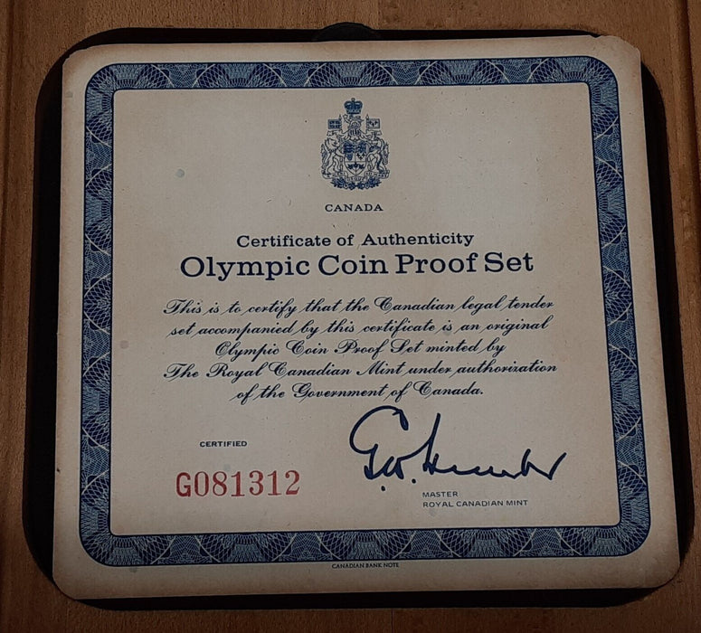 Complete 1976 Canada Montreal Olympic Games .925 Silver 28 Coin Set in RCM OGP