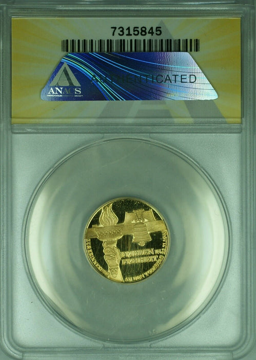 1963 German Death of John F Kennedy Proof Gold Medal ANACS PF-68 DCAM
