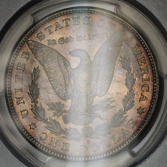 1881-S Morgan Silver Dollar $1 Coin PCGS MS-64 *Beautifully Toned* (Tb)
