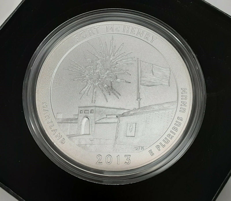 2013-P Fort McHenry ATB 5 Ounce Silver BU in OGP w/COA