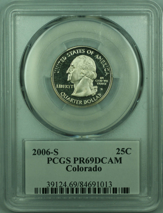 2006-S Colorado Statehood Quarter 25c Coin PCGS PR-69 DCAM