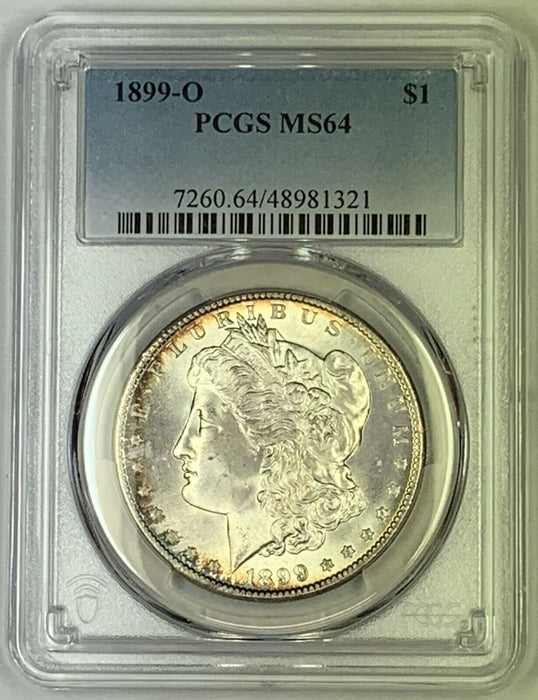 1899-O Morgan Silver $1 Dollar Coin PCGS MS 64 (9)