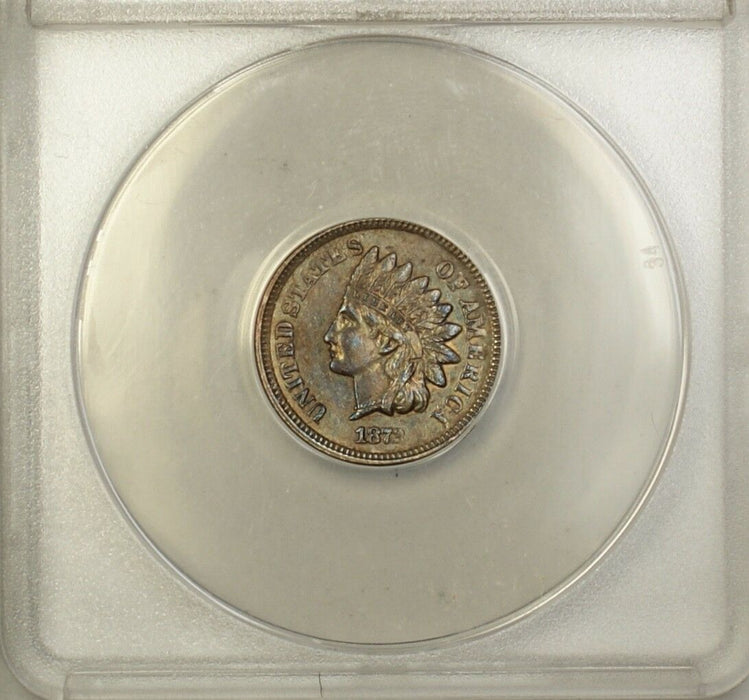 1872 Indian Head Cent 1c ANACS AU-50 Details Whizzed Penny