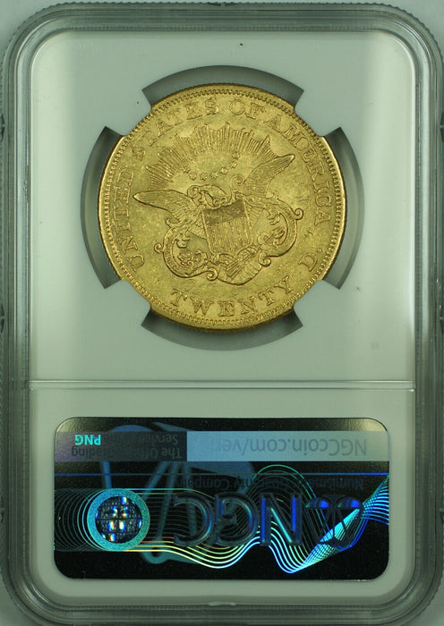 1855 Liberty Head $20 Double Eagle NGC AU 55