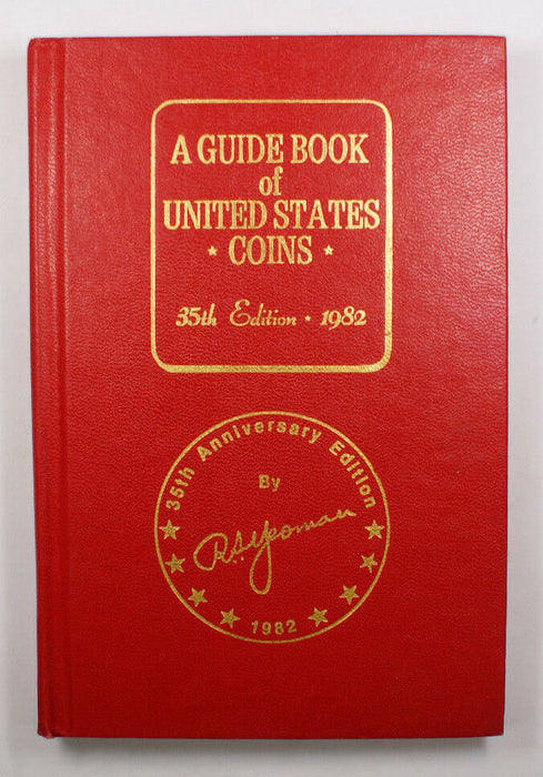 1982 Red Book A Guide Book of United States Coins Price Guide 35th Edition