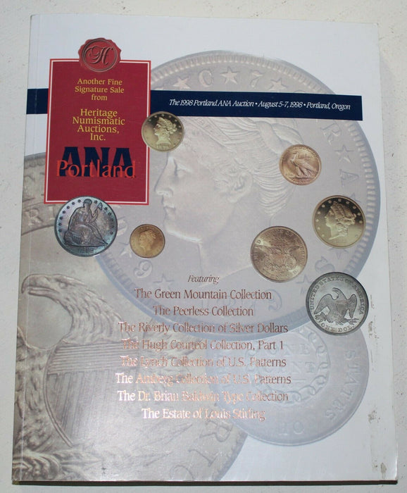 1998 Portland ANA Heritage Coin Auction Catalog WW3BB
