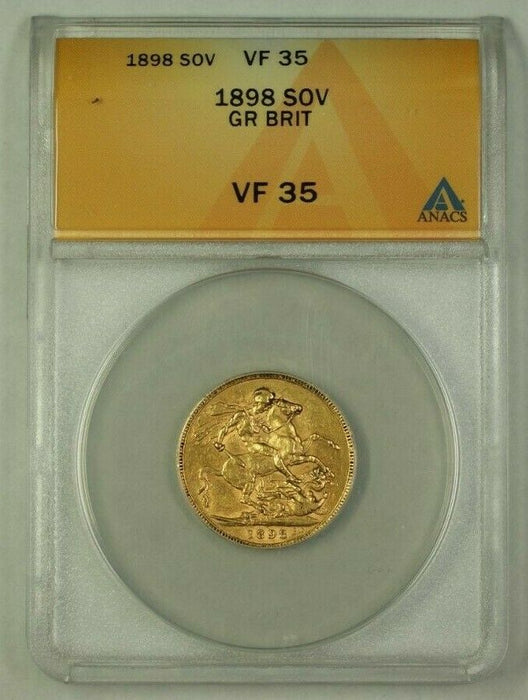 1966 Great Britain Gold Sovereign Coin ANACS MS-65 Beautiful Gem (C)