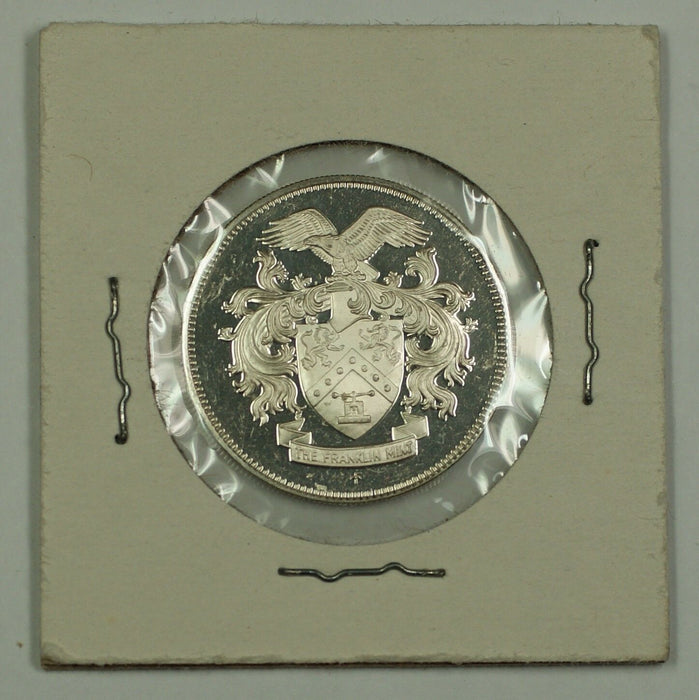 Silver Medalette 1979 Franklin Mint Collector's Society 0.3 ozt of Sterling