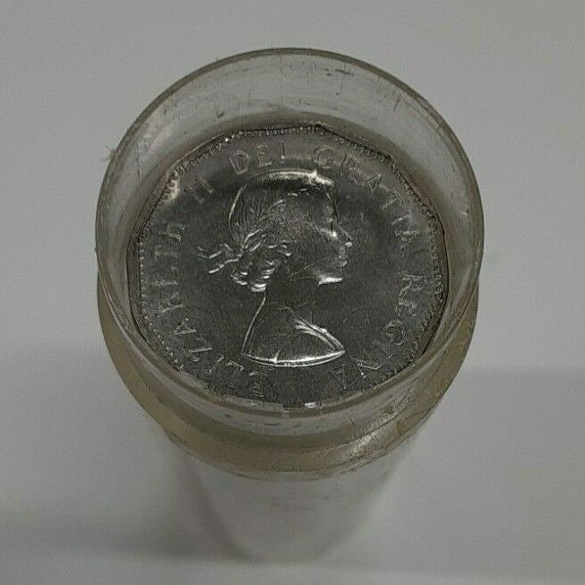 1961 Canada BU Roll Of 5 Cents 'Nickels'  40 Coins Total