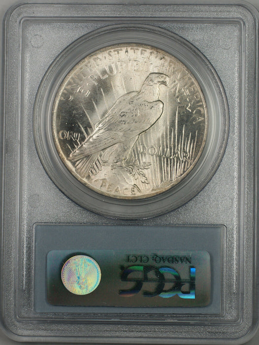 1923 Silver Peace Dollar $1 Coin PCGS MS-64 Toned (BR-12 M)