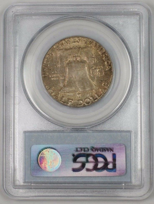 1957 Franklin Silver Half Dollar 50c Coin PCGS MS-65 Gem Toned 1B
