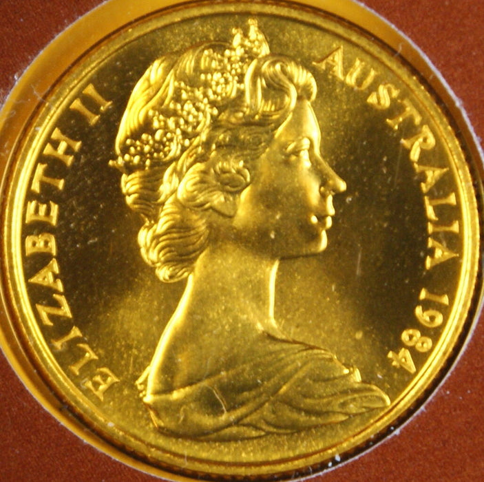 1984 Australia $200 Koala Bear Uncirculated Gold Coin, 22kt In Cardboard Holder