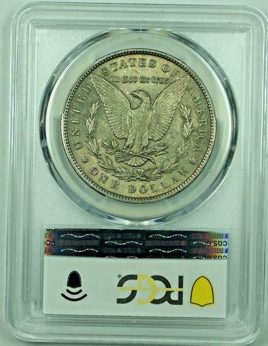 1889 Morgan Silver $1 Dollar Toned Coin PCGS MS 62+ (8) A