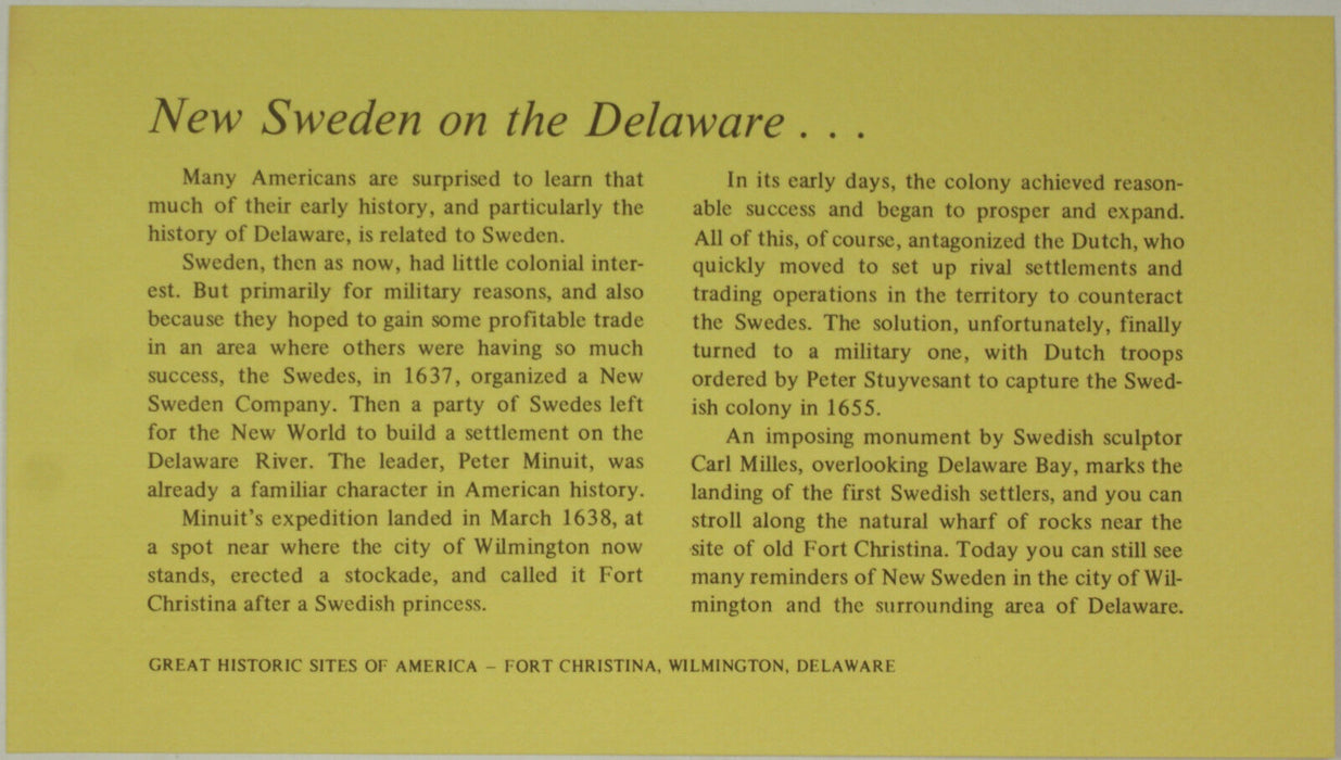 1971 Wilmington Delaware Great Historic Sites Medal Proof Silver First Day Cover