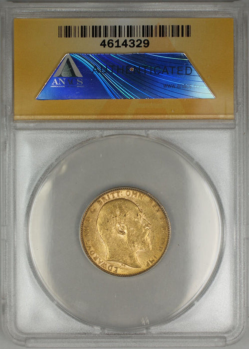 1904-M Australia Sovereign Gold Coin ANACS AU-58 (B AMT)