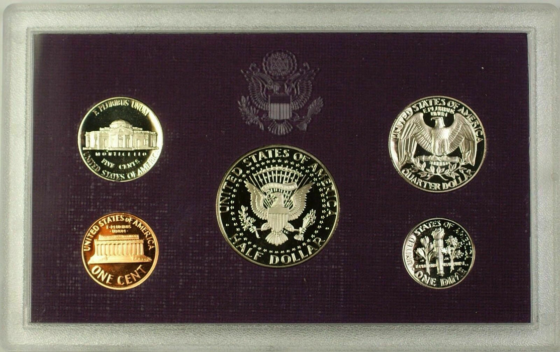1990 US Mint 5 Coin Proof Set as Issued