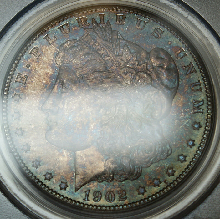 1902-O Morgan Silver Dollar Coin, PCGS MS-63 *Toned*