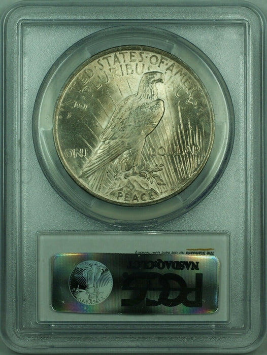 1923 Peace Silver Dollar S$1 PCGS MS63 (24a)