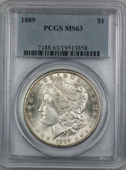 1889 Morgan Silver Dollar $1 PCGS MS-63 (Better Coin) (4D)