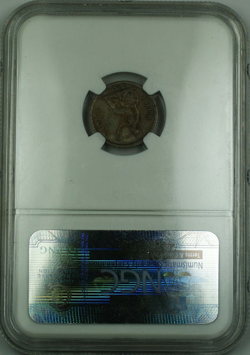 1836 G. Britain Britannia Silver Groat 4P Coin William IV NGC AU Det Env Dam AKR