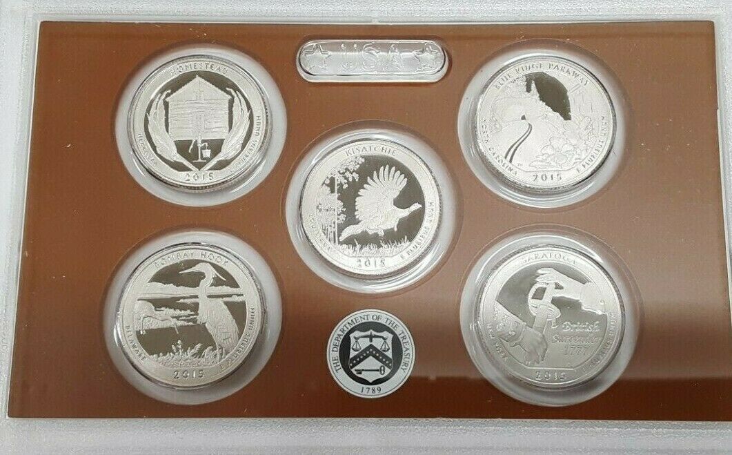 2015-S US Mint 14 Coin Proof Set as Issued in Original Mint Packaging