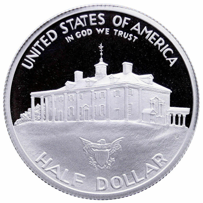 1982-S George Washington Proof Commemorative Half Dollar 90% Silver w/ Box & COA