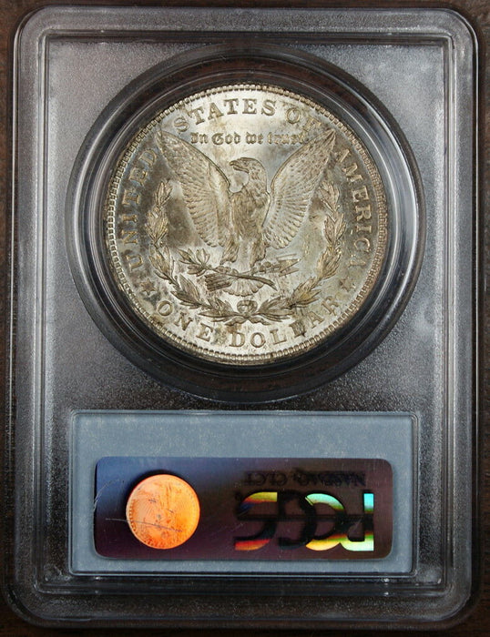 1921 Morgan Silver Dollar Coin, PCGS MS-63 Toned