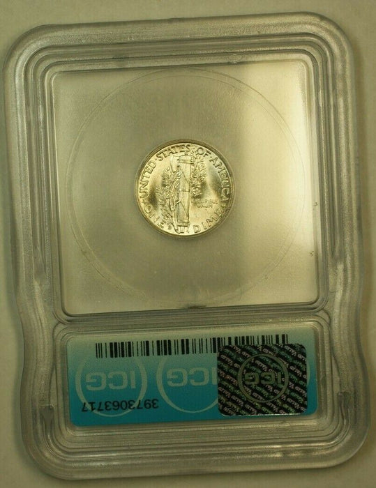 1944-D Silver Mercury Dime 10c Coin ICG MS-64 FB F