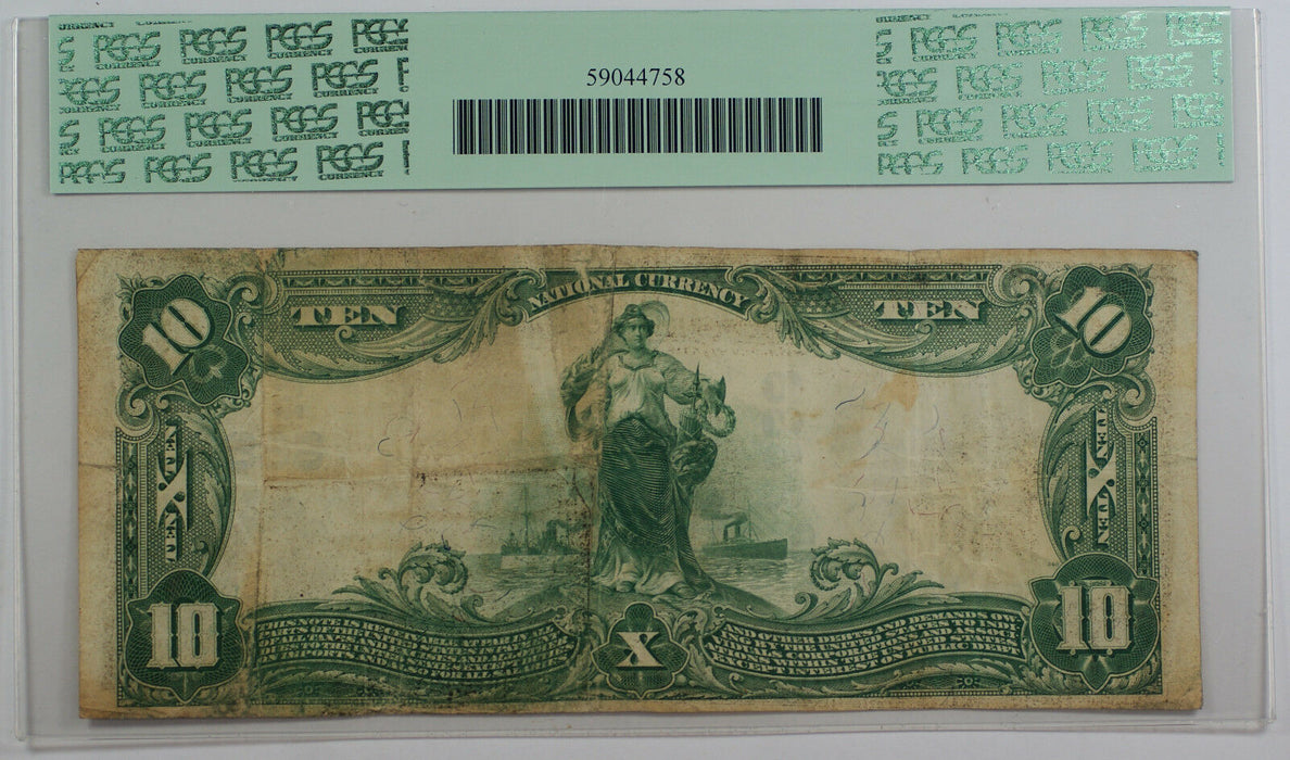 1902 Ten Dollar $10 First National Bank Emporia, VA FR# 626 PCGS VF-20 Details