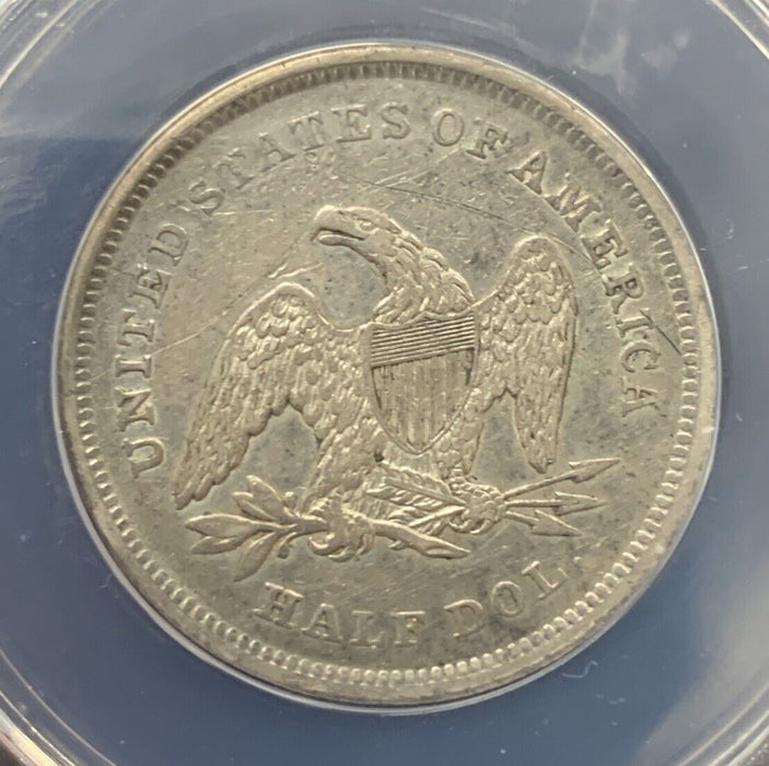 1839 Seated Liberty Half Dollar .50C ANACS AU 50 Details