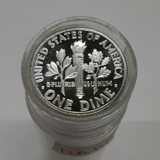 1963 Roosevelt Proof 90% Silver Dimes - 50 Coin Roll