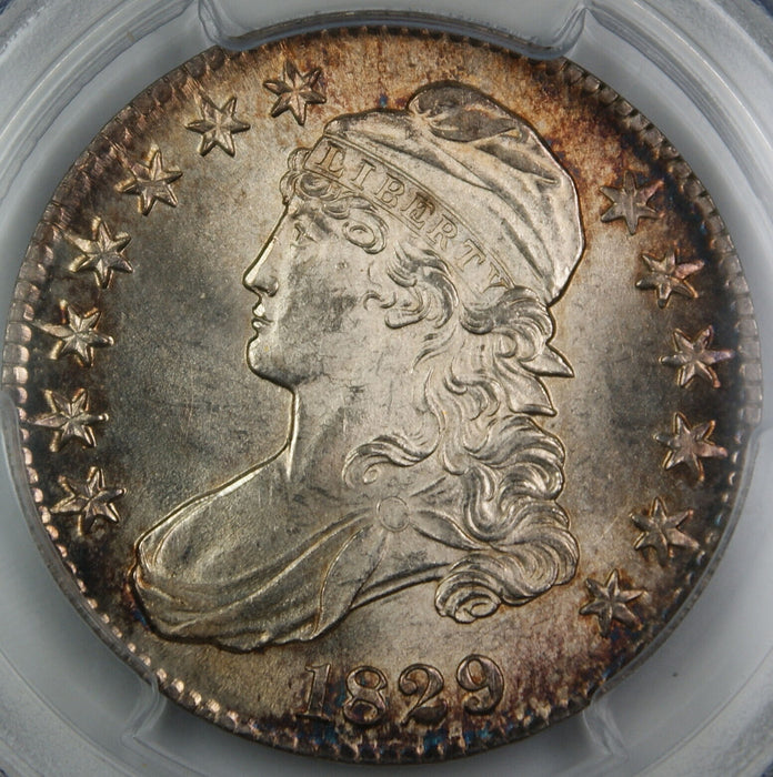 1829 Capped Bust Half Dollar, PCGS MS-64 *Gem Coin* Early Silver