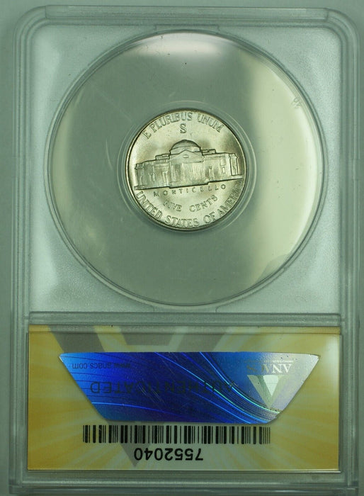 1943-S Jefferson Silver Nickel 5C ANACS MS 67 (51)