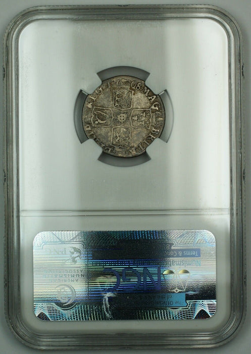 1708-E* Great Britain Sixpence 6P Silver Coin ESC-1593 NGC VF-20 AKR